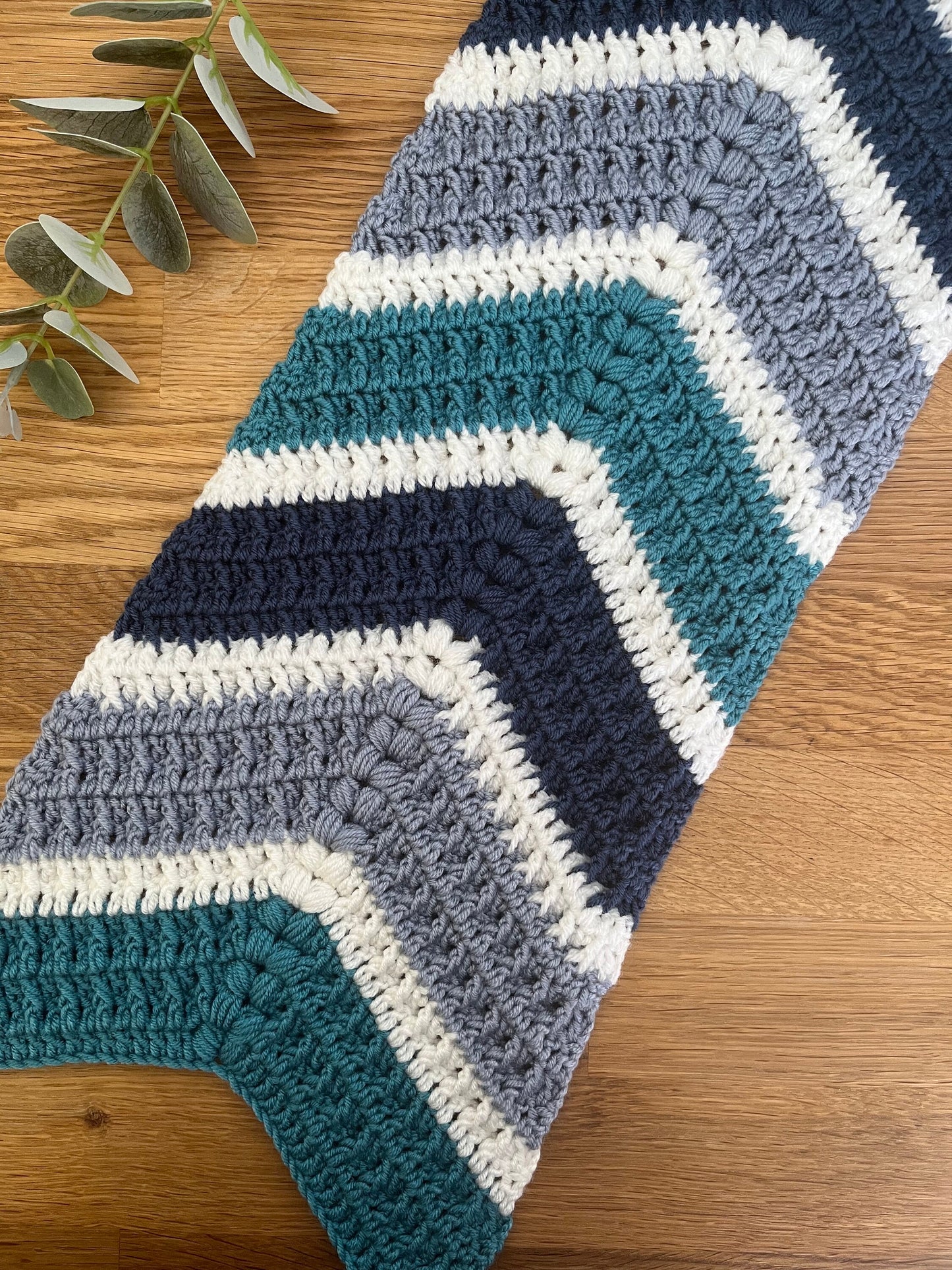 Riptide scarf crochet pattern - downloadable PDF