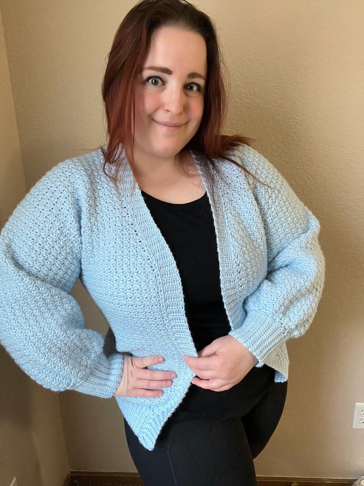 Sail away cardigan - crochet pattern - downloadable PDF
