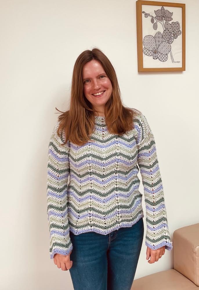 Riptide Jumper - crochet pattern - downloadable PDF