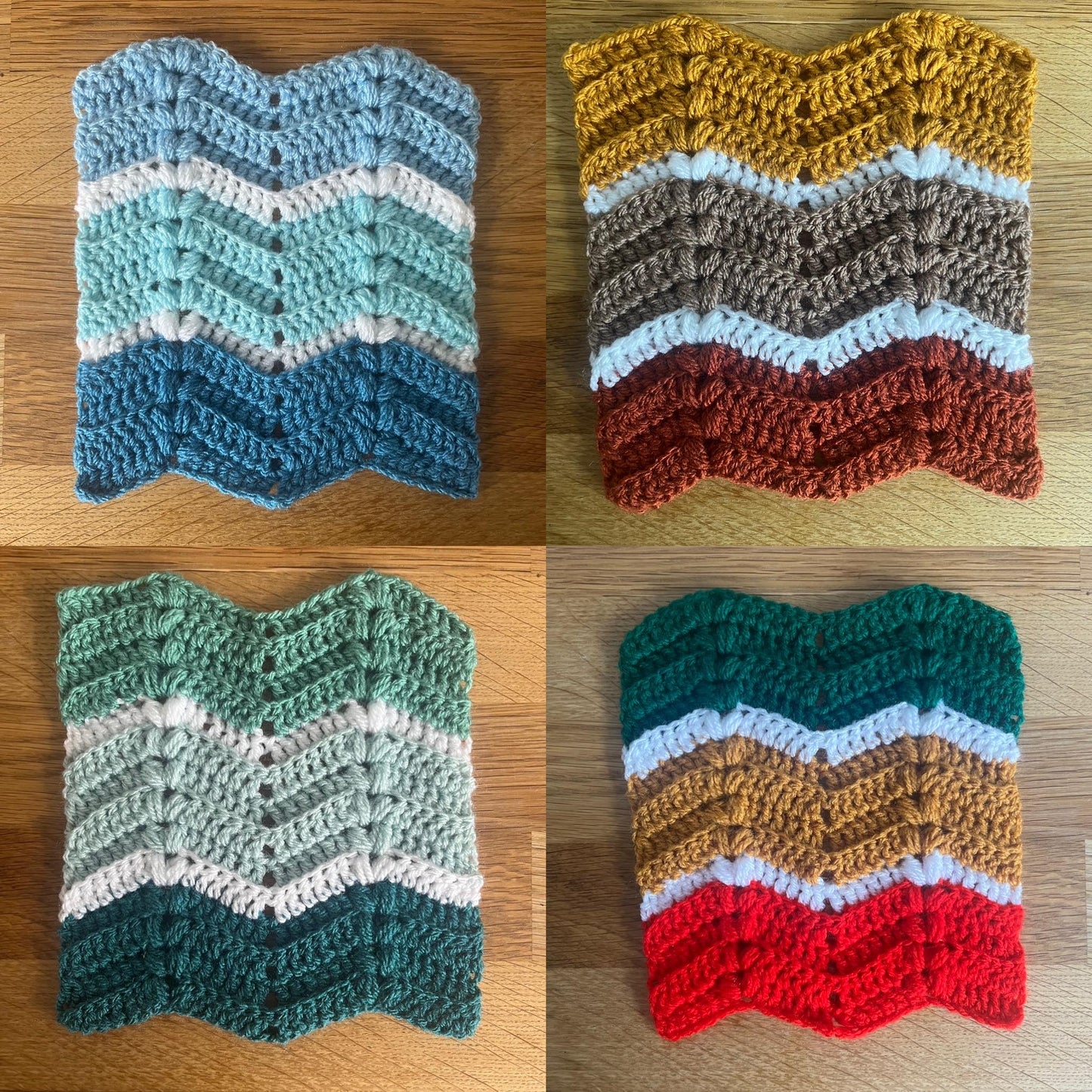 Riptide blanket crochet kit - ripple blanket - perfect gift for crafty beginners!