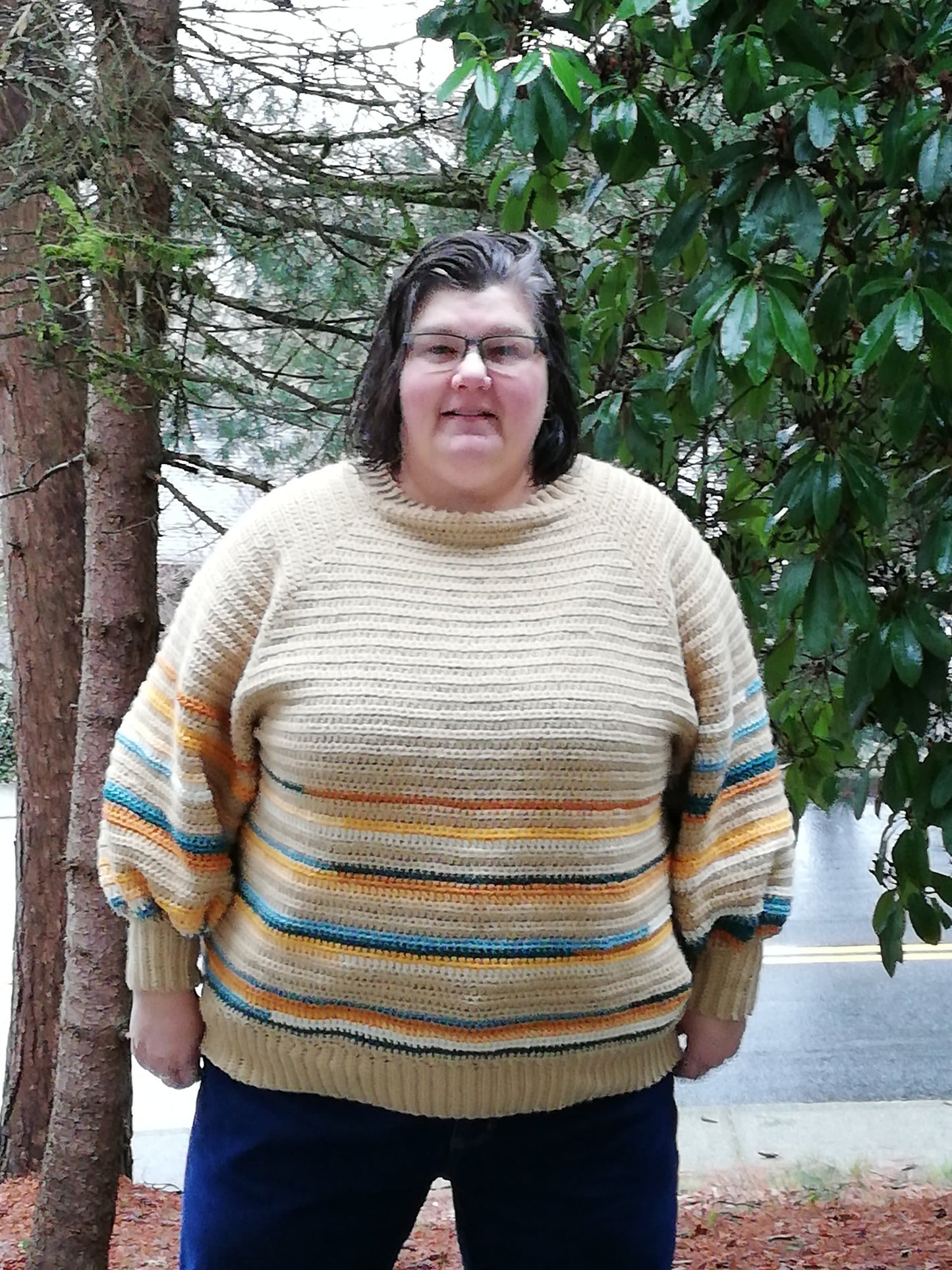 Crescendo jumper/sweater - crochet pattern - downloadable PDF