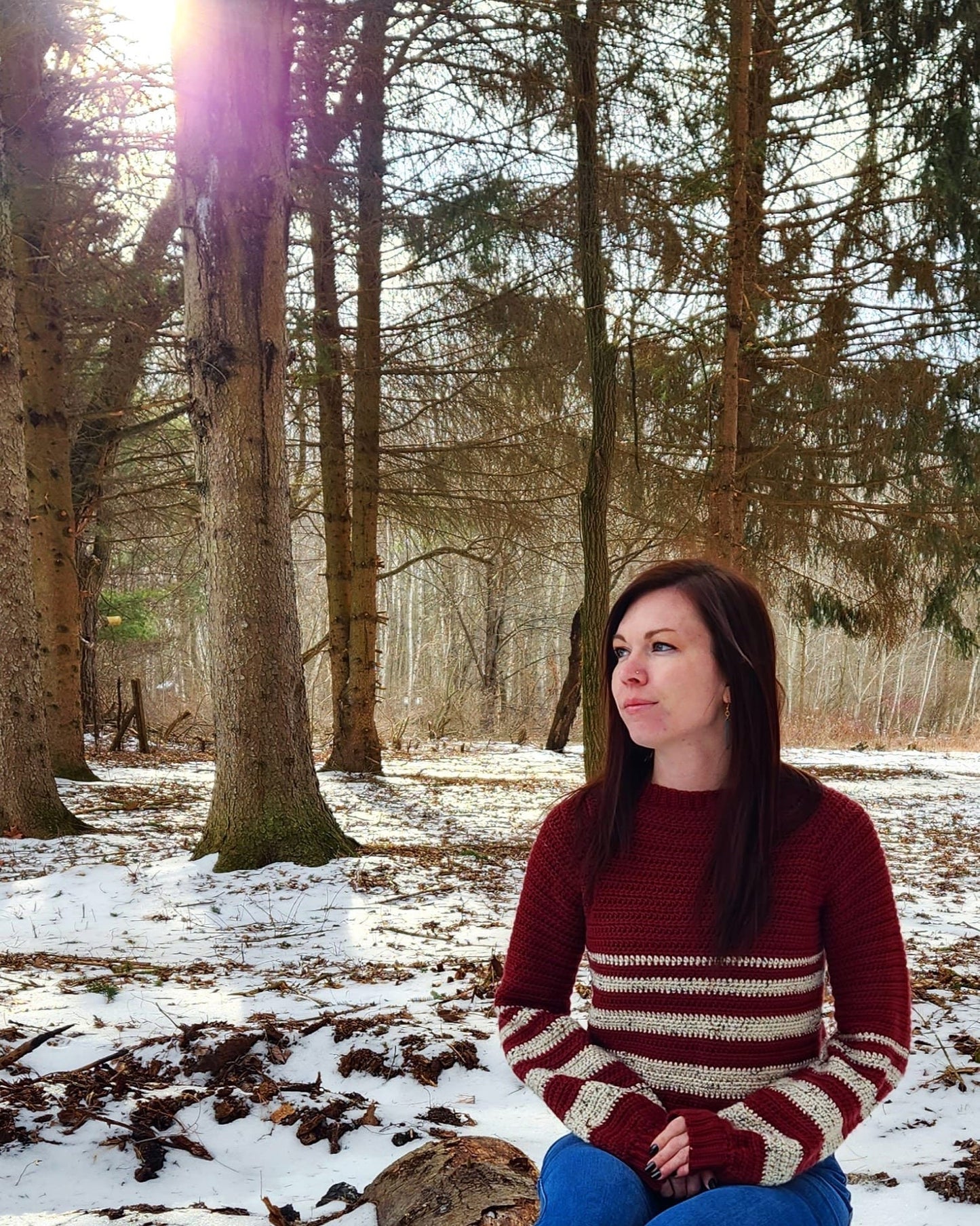 Crescendo jumper/sweater - crochet pattern - downloadable PDF