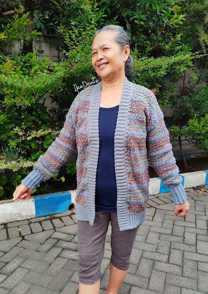 Sail away cardigan - crochet pattern - downloadable PDF