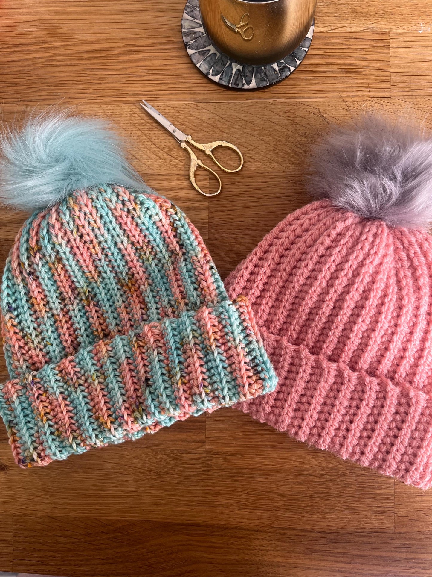 Easy Peasy Beanie Hat crochet pattern - downloadable PDF