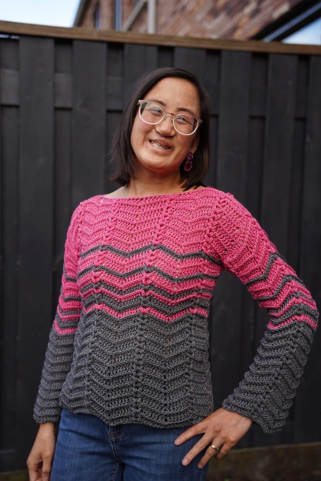 Riptide Jumper - crochet pattern - downloadable PDF