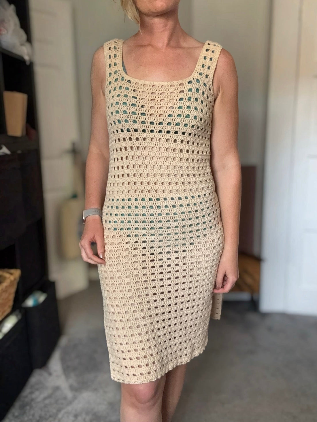 Crochet beach dress