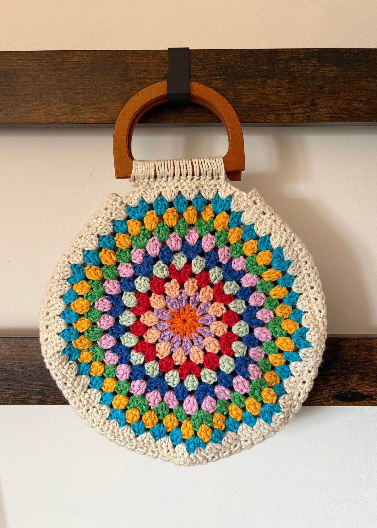 Granny Circle Bag pattern - downloadable PDF
