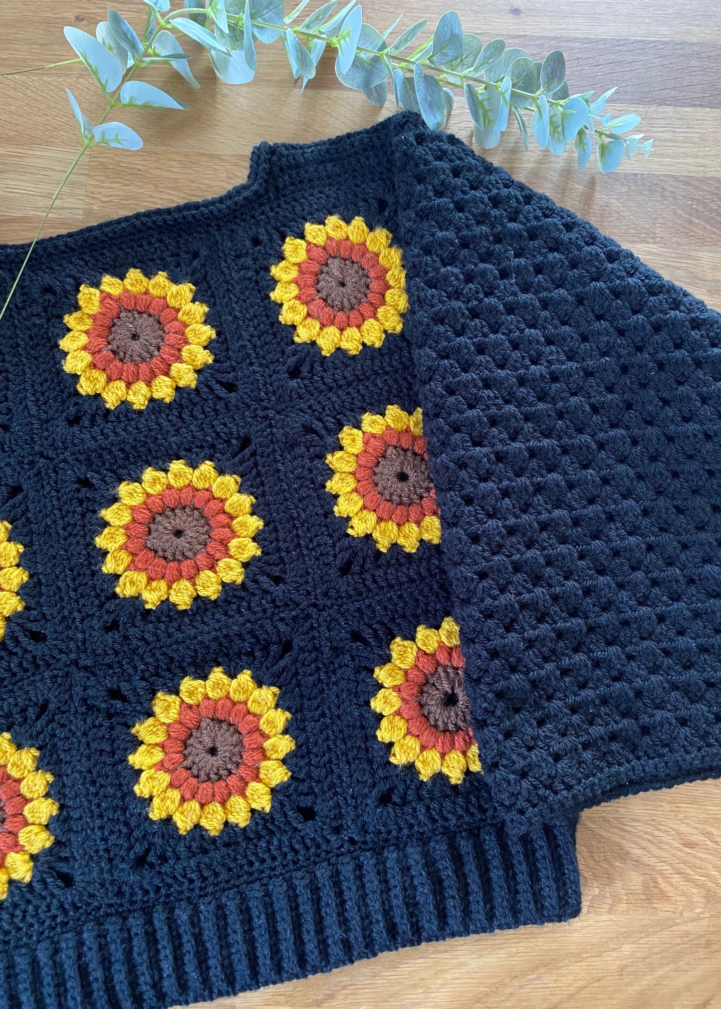 Sundown pullover - crochet pattern - downloadable PDF