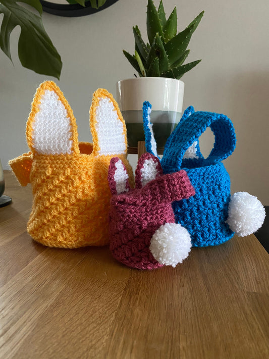 Easter Egg Hunt Basket crochet pattern - downloadable PDF