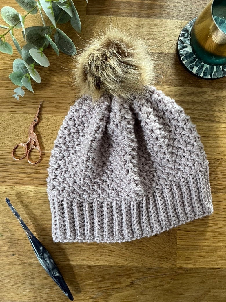 Beanie hat crochet kit - perfect gift for crafty beginners!