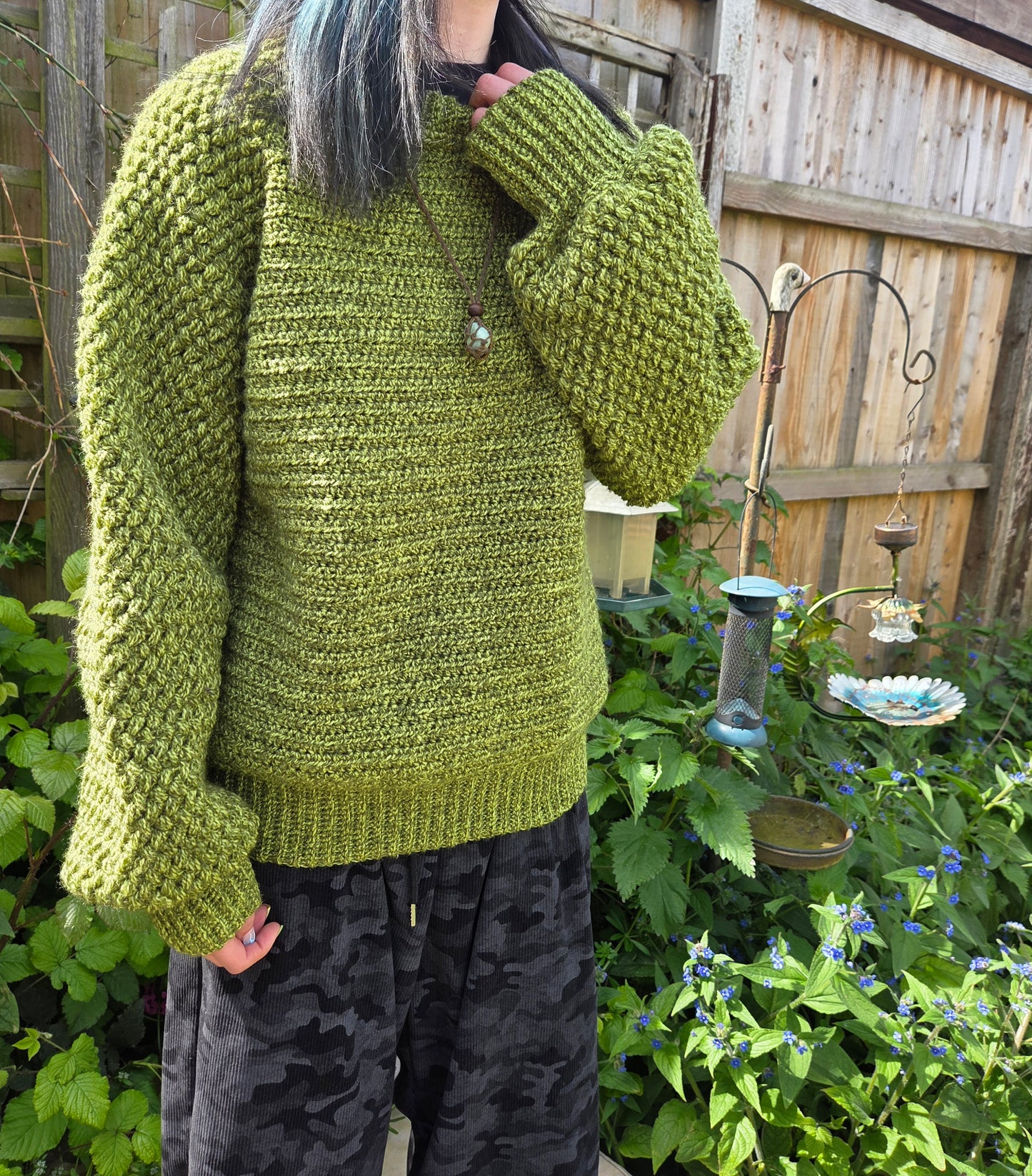 Cloud Nine jumper - crochet pattern - downloadable PDF