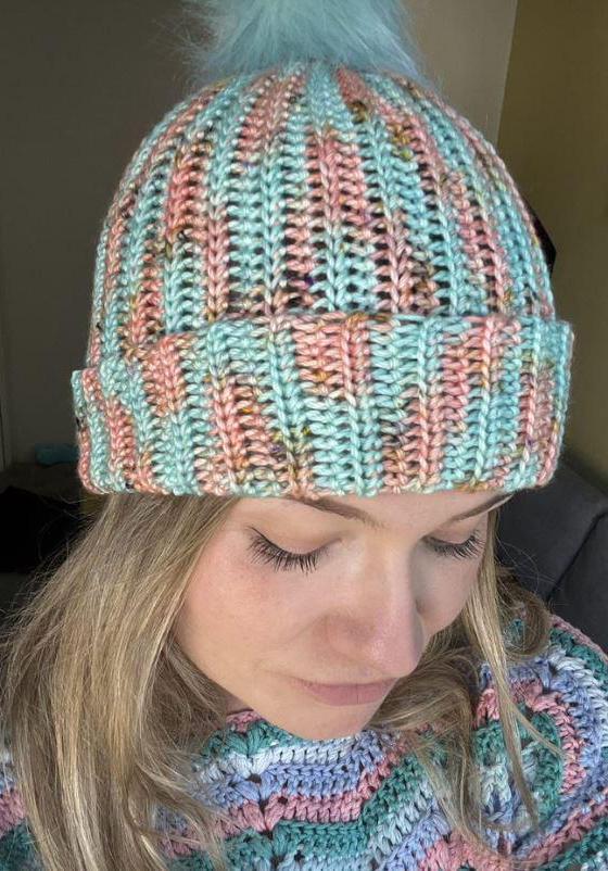 Easy Peasy Beanie Hat crochet pattern - downloadable PDF