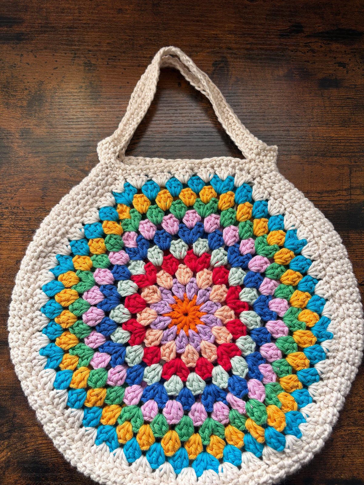 Granny Circle Bag pattern - downloadable PDF