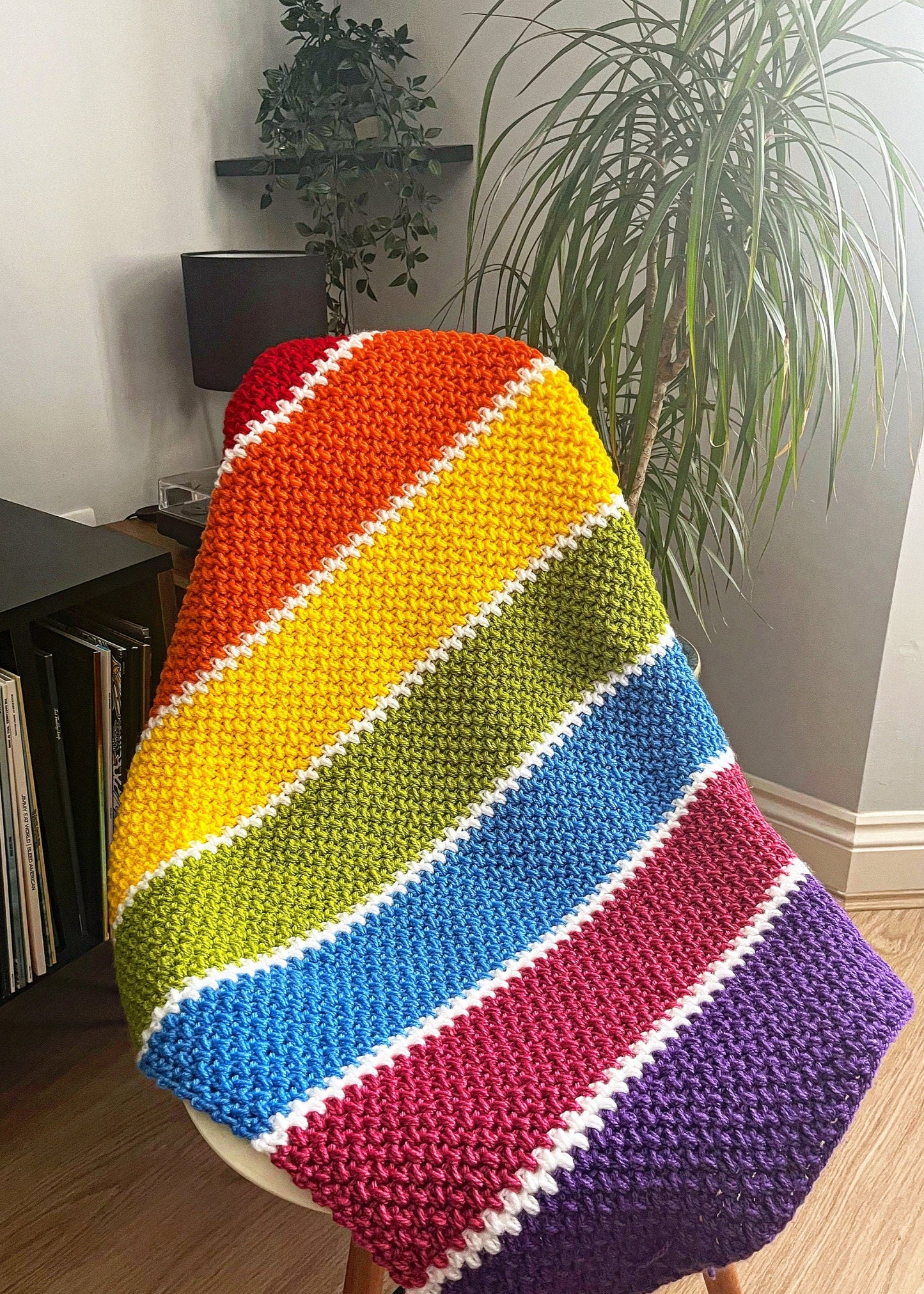 Berry cosy blanket crochet pattern - downloadable PDF