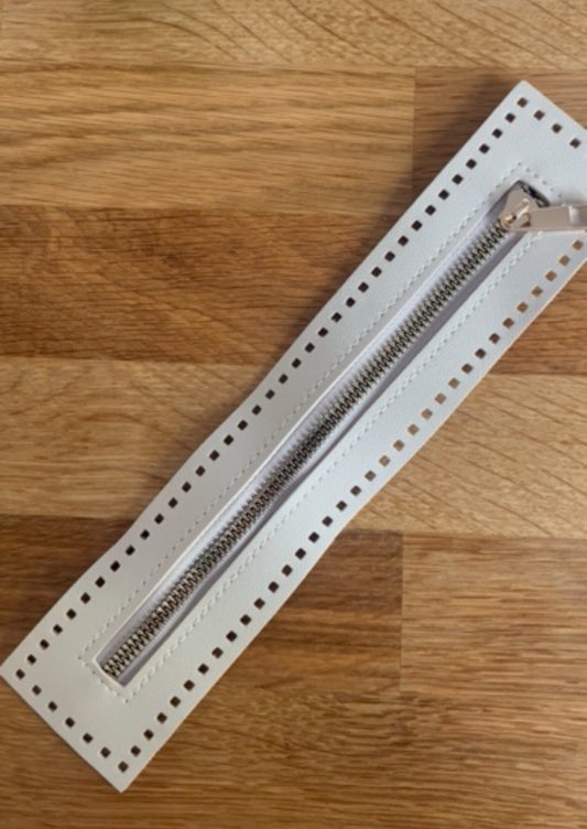 PU leather zipper