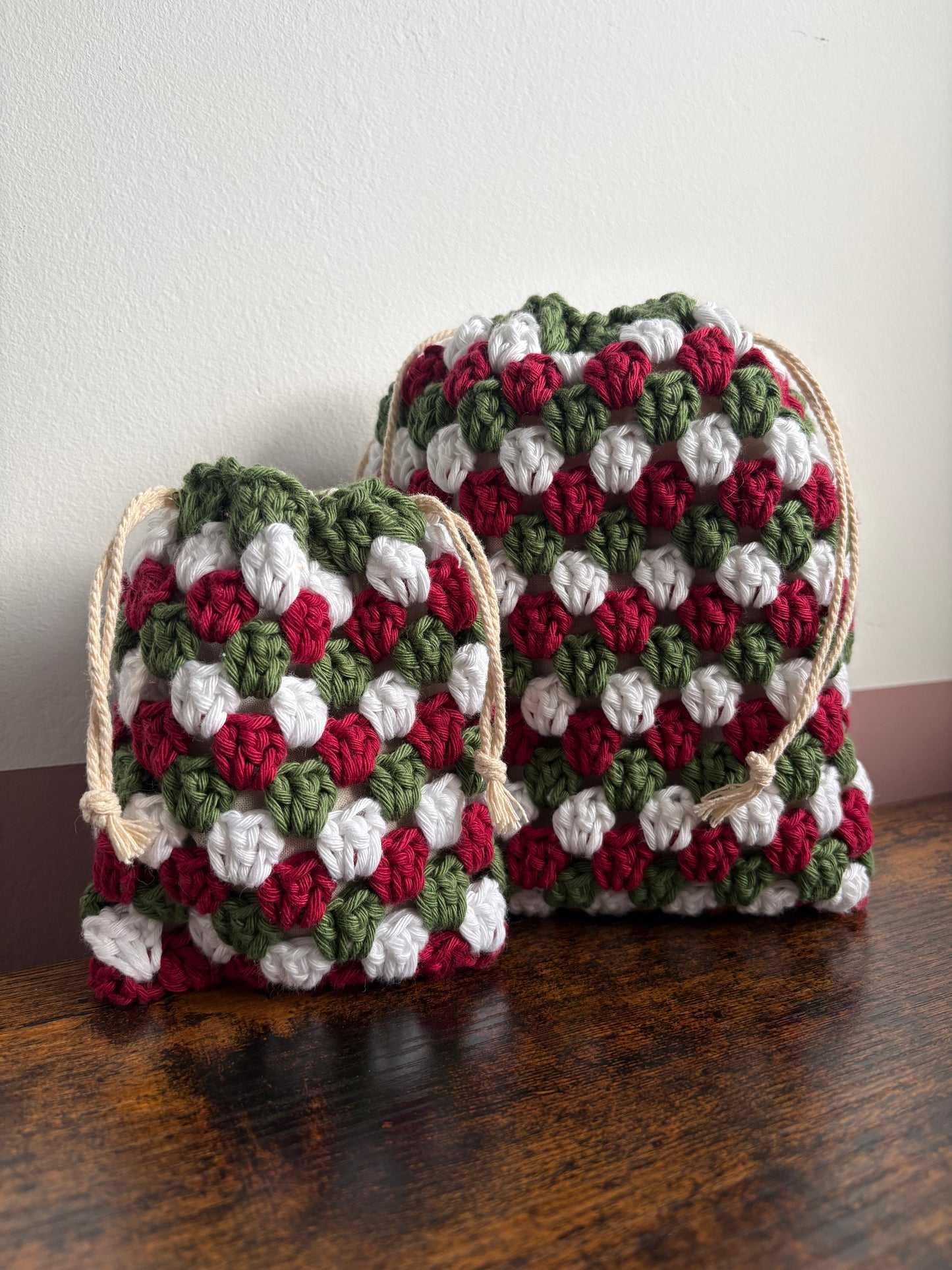 Canvas drawstring pouch