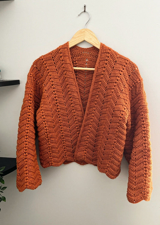 Riptide Cardigan - crochet pattern - downloadable PDF