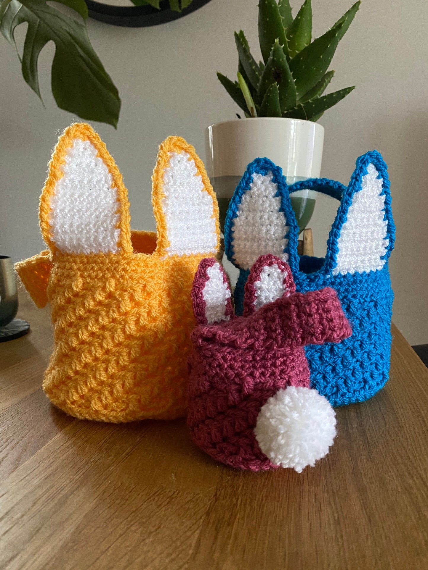 Easter Egg Hunt Basket crochet pattern - downloadable PDF