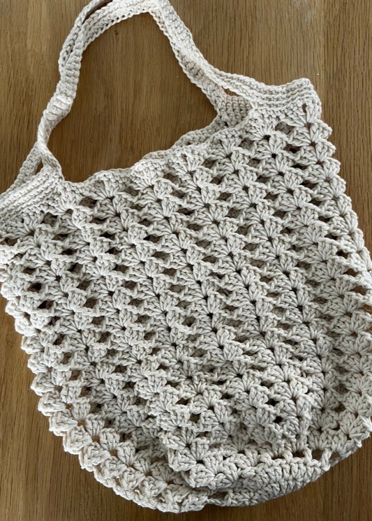 Shopper/market bag crochet pattern - downloadable PDF