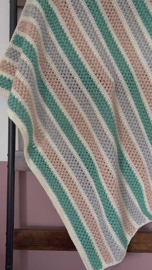 Cloud Nine blanket crochet pattern - downloadable PDF